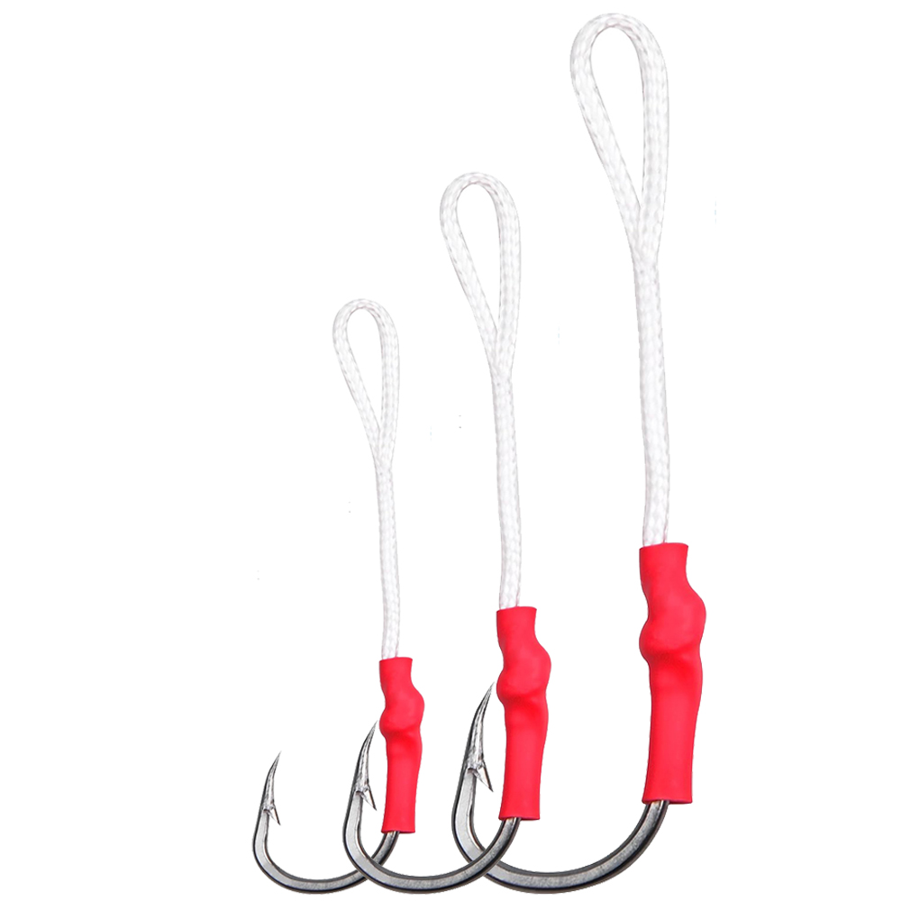 Fishing Hook Offset - 5 Pz 1/0-10/0 Lento jig assist