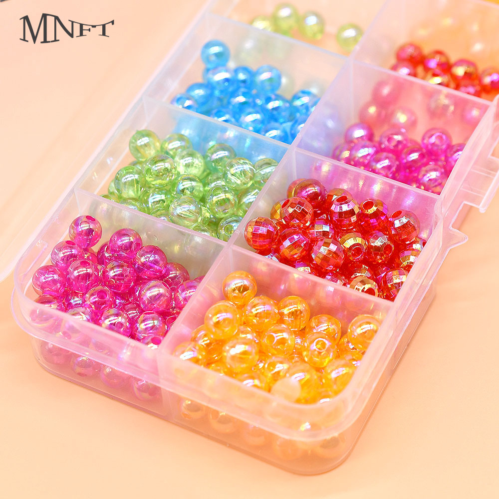 Fishing Hook Size - MNFT Mix 5 Colori Perline Rotonde