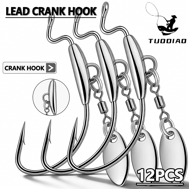 Fishing Hook Weedless - [TUODIAO] Set di teste per jig
