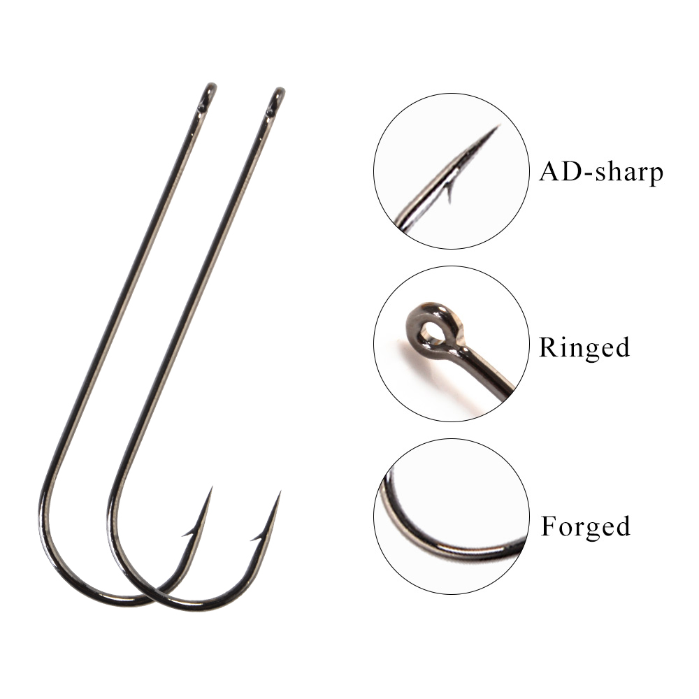 FTK 5-9PCS Amo da pesca ABERDE - Fishing Hook Barbless recensione e prezzo