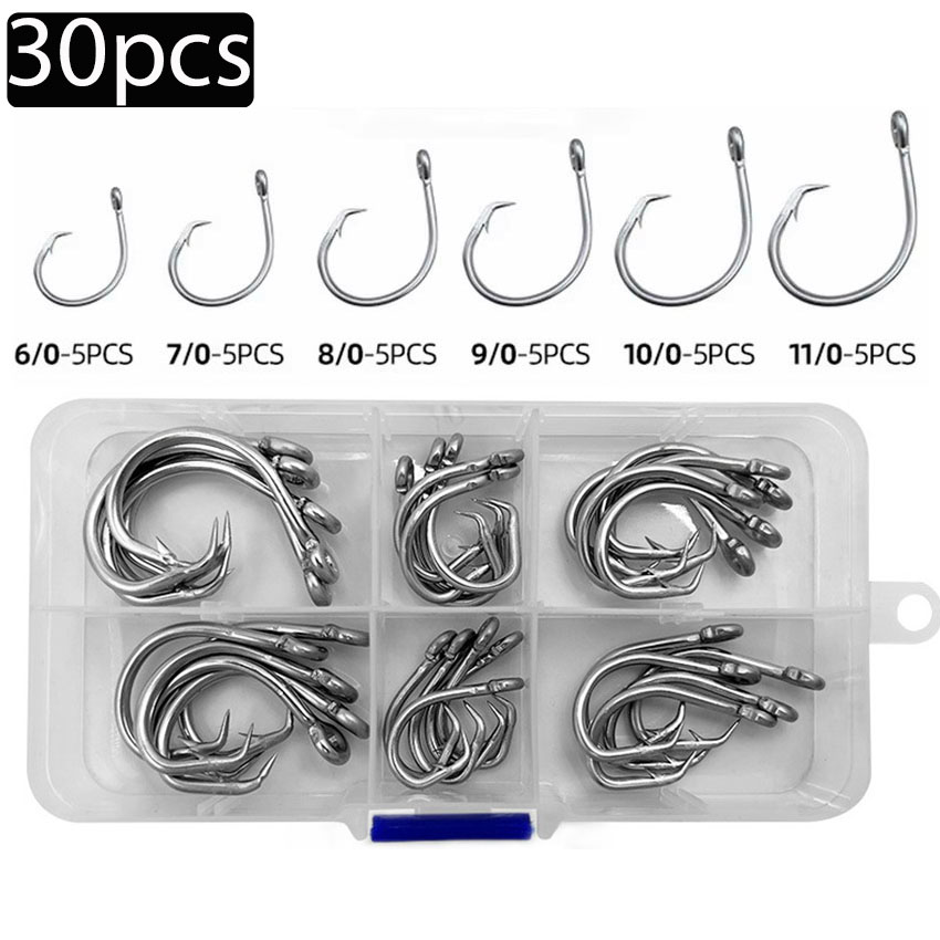 30 pz/scatola Ami Da Pesca In  - Fishing Hook Circle recensione e prezzo
