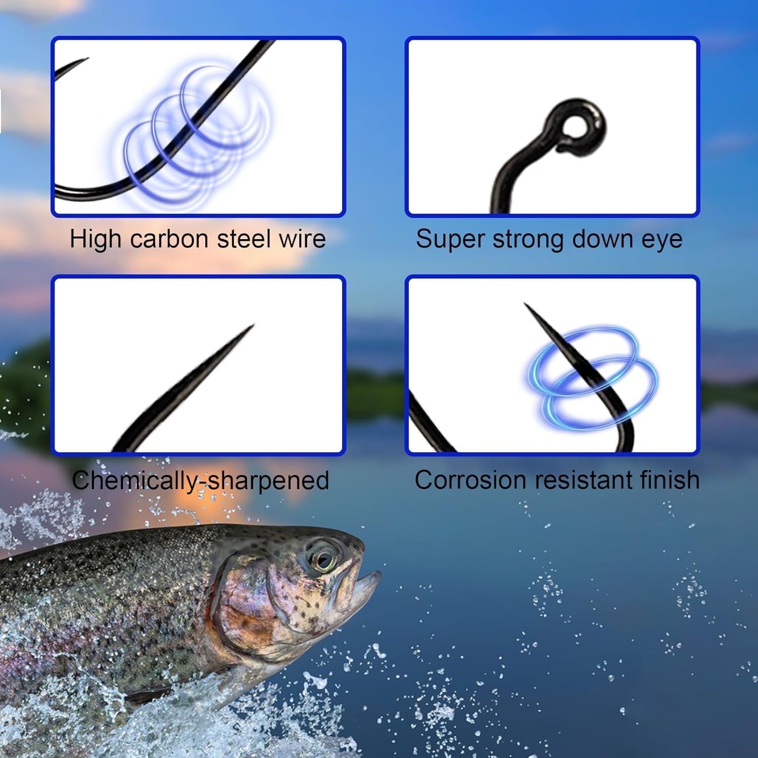 Aventik Eupheng 100 Pezzi Ami  - Fishing Hook Barbless recensione e prezzo
