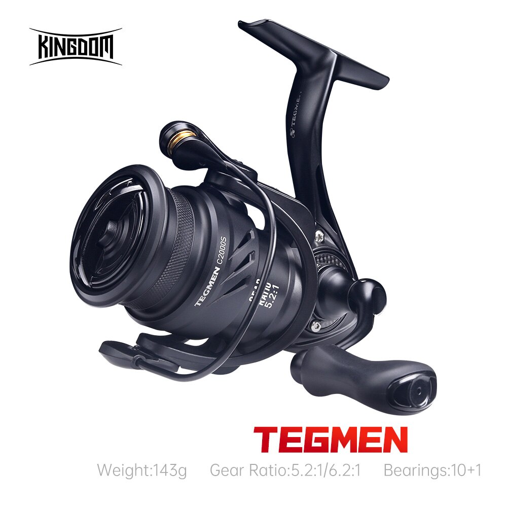 Kingdom Tegmen 5.2:1 6.2:1 143 - Abu Garcia Reel Revo recensione e prezzo