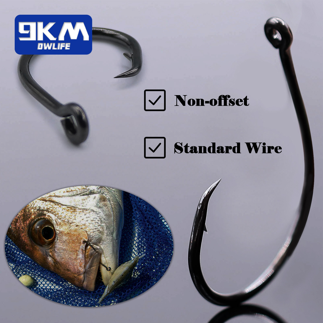 9KM 25-50 Pezzi Ami da Pesca a - Fishing Hook Circle recensione e prezzo