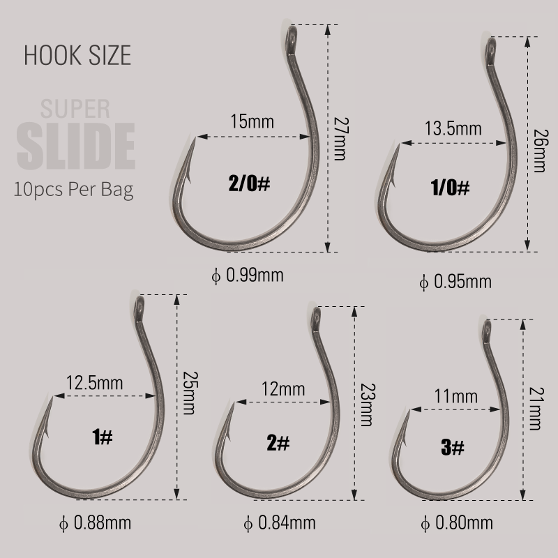 LUREHOLIC PTFE Super Slide Wac - Fishing Hook Barbless recensione e prezzo