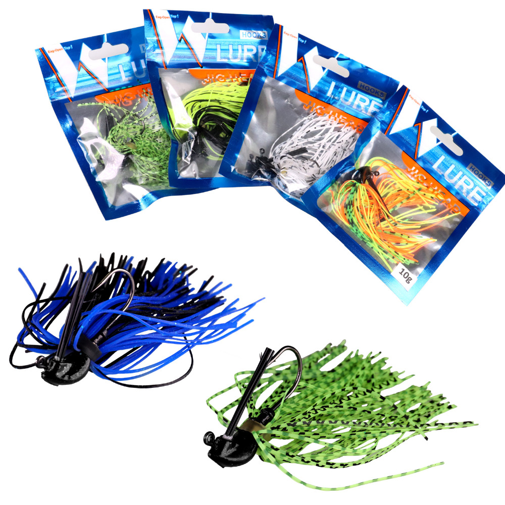 10 pz 7g 10g 14g Weedless Jig  - Fishing Hook Weedless recensione e prezzo