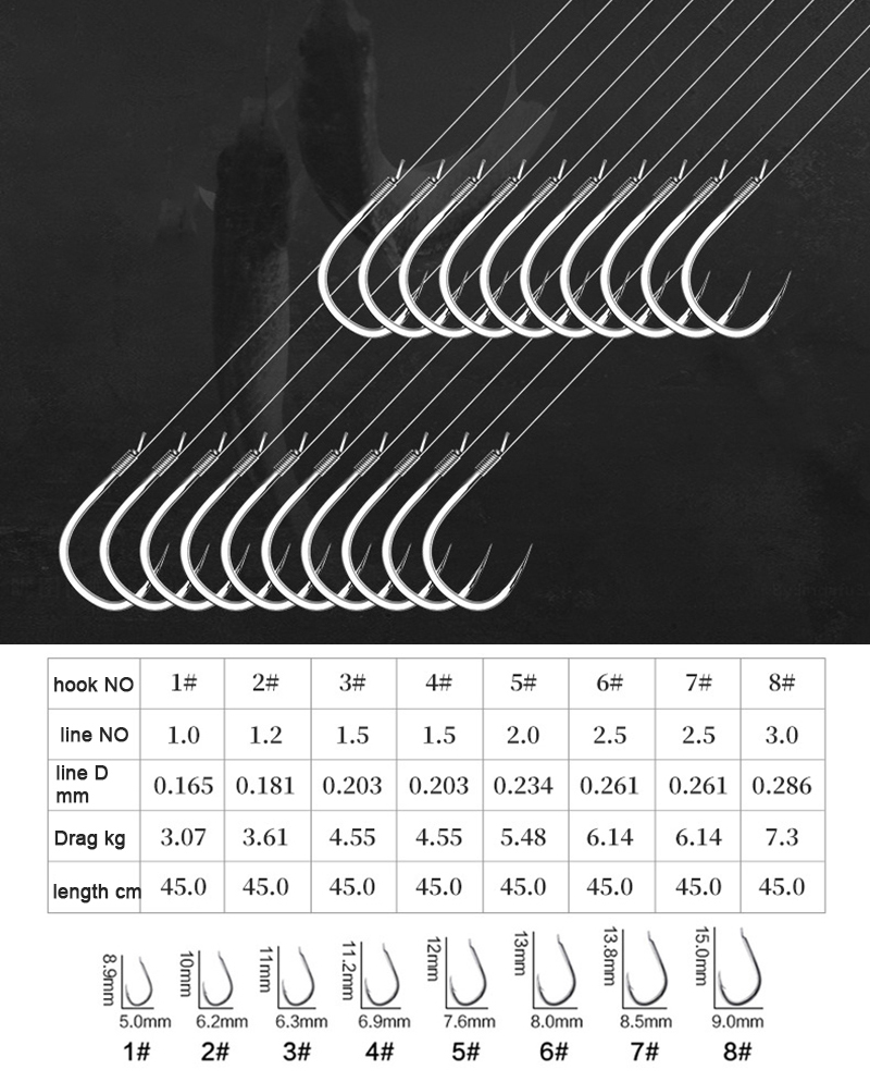 10 paia di ami da pesca con ti - Fishing Hook Assortment recensione e prezzo