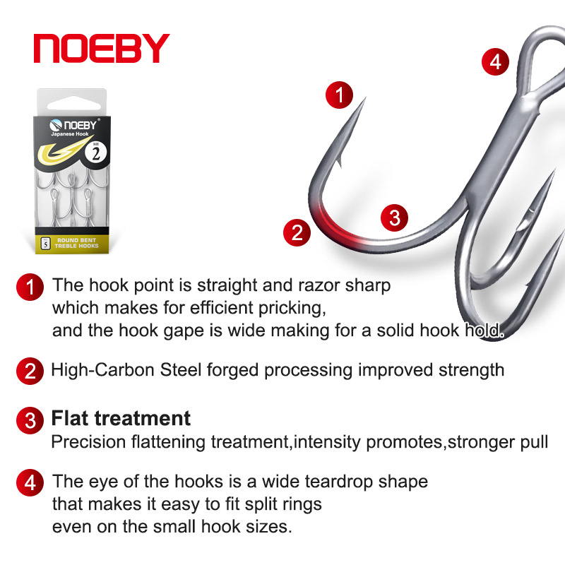 Noeby Ami da pesca in acciaio  - Fishing Hook Barbless recensione e prezzo