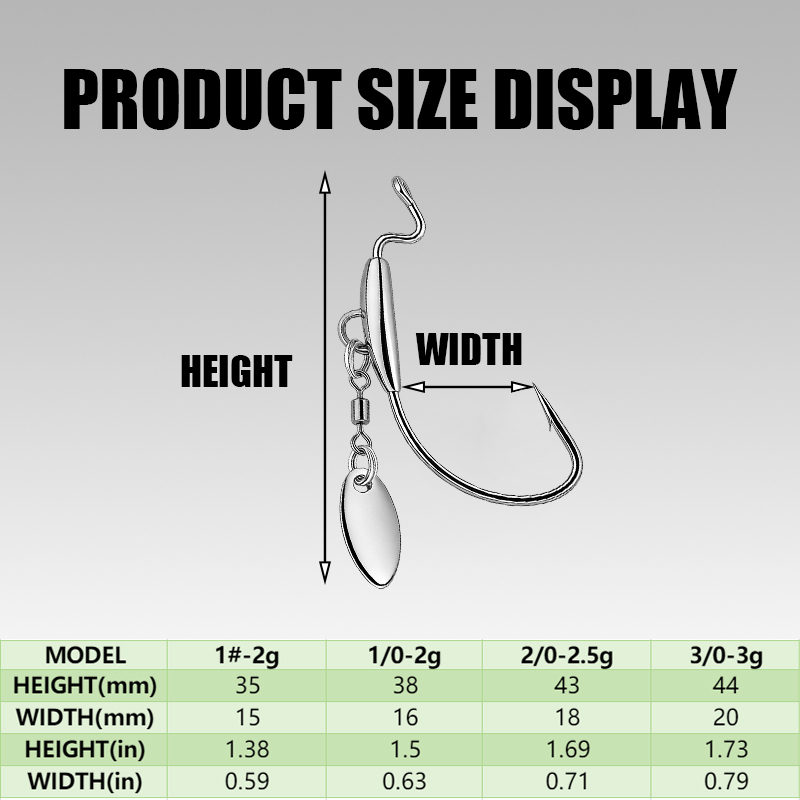 [TUODIAO] Set di teste per jig - Fishing Hook Weedless recensione e prezzo
