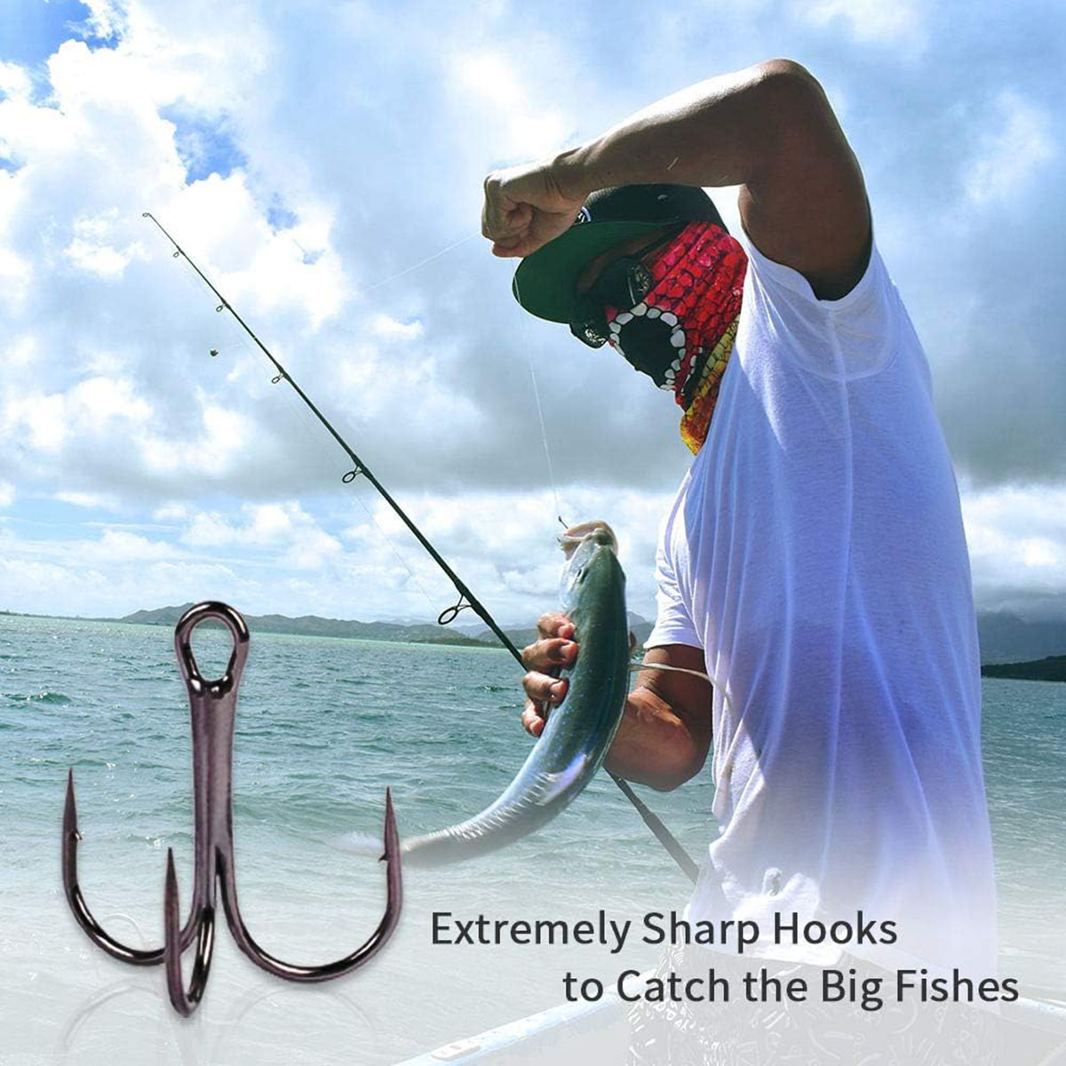 Kit di ami da pesca triplo 50/ - Fishing Hook Circle recensione e prezzo