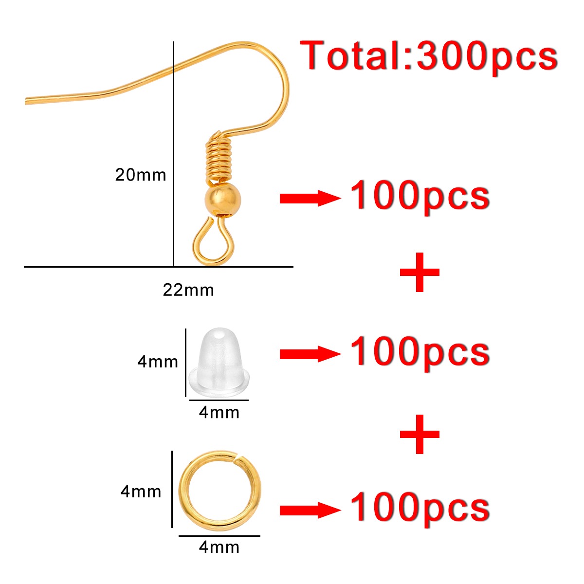 100-300 pz/lotto Ipoallergenic - Fishing Hook Assortment recensione e prezzo
